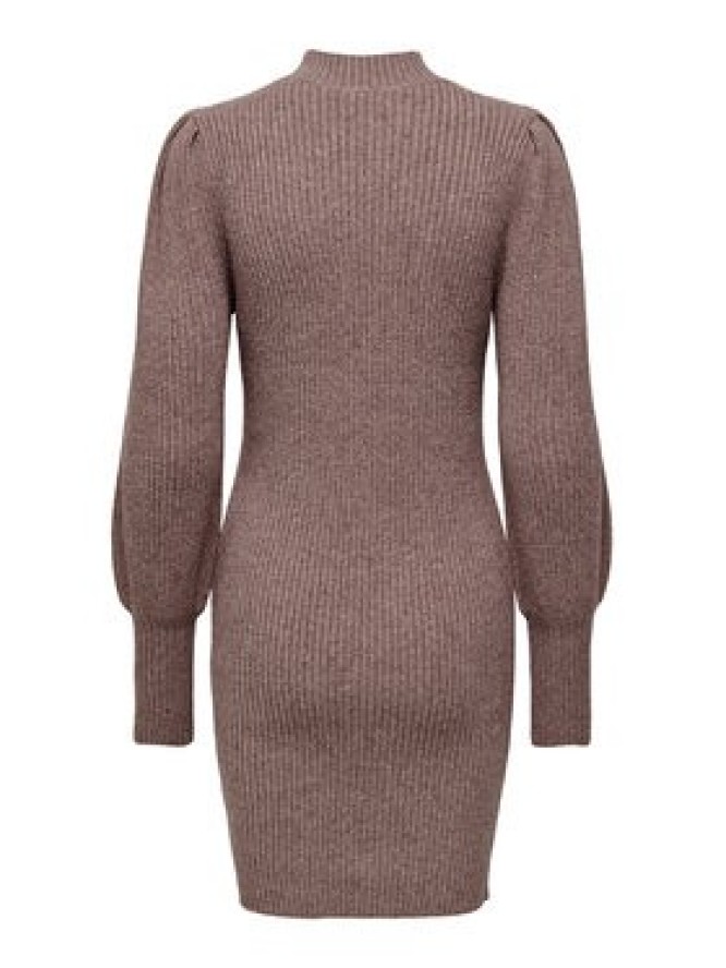 ONLY Sukienka dzianinowa Katia 15232502 Brązowy Comfort Fit