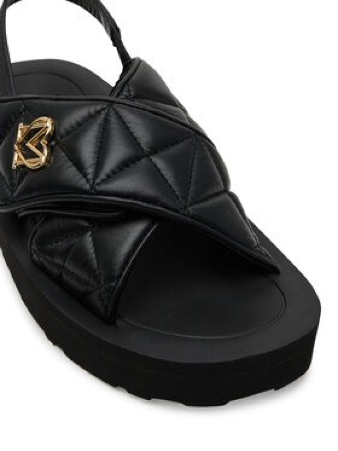 LOVE MOSCHINO Sandały JA16044I1MIE0000 Czarny