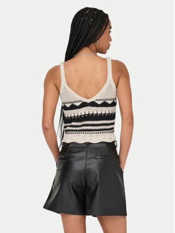 ONLY Top Merida 15344404 Czarny Regular Fit