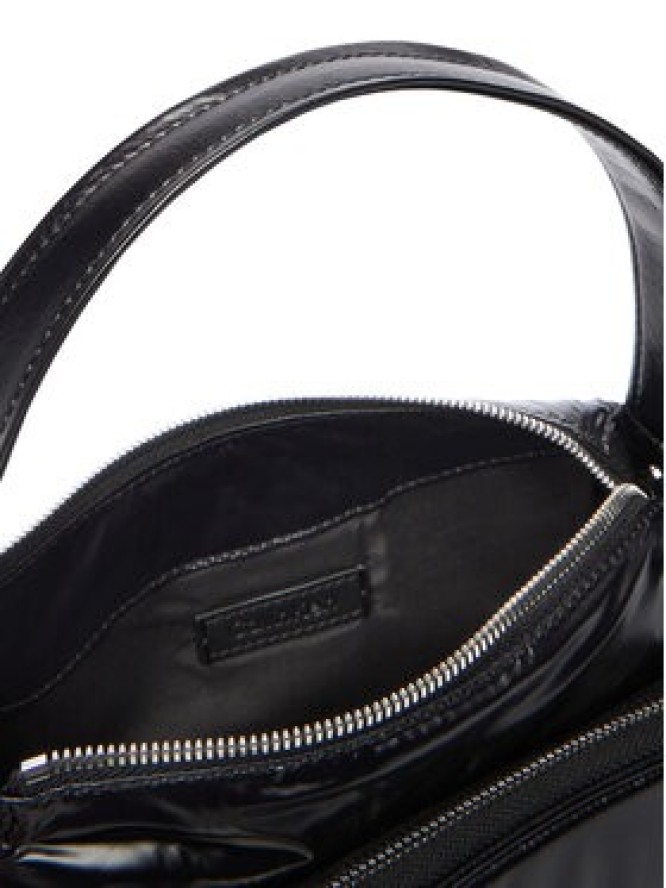Calvin Klein Torebka Pocket Shiny Nylon Small Bag LV04F3405G Czarny