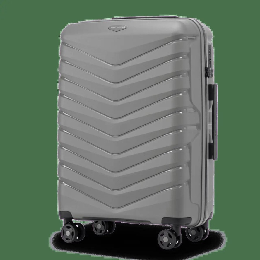Walizka średnia Wings PHOENIX polipropylen 24" DARK GREY