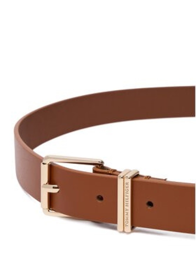 Tommy Hilfiger Pasek Th Square 2.5 AW0AW18692 Brązowy