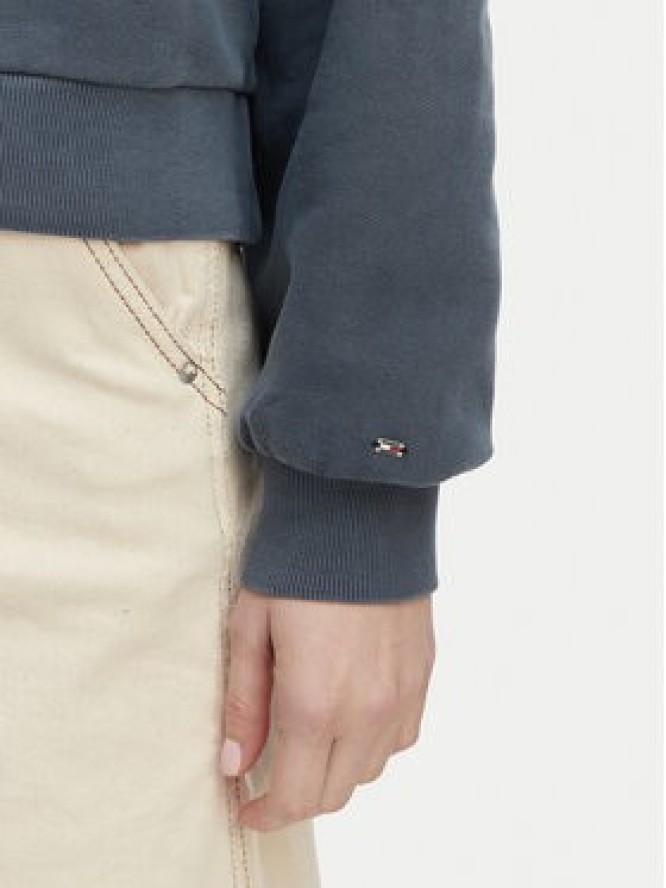 Tommy Hilfiger Bluza Crest Embroidery WW0WW48733 Granatowy Relaxed Fit