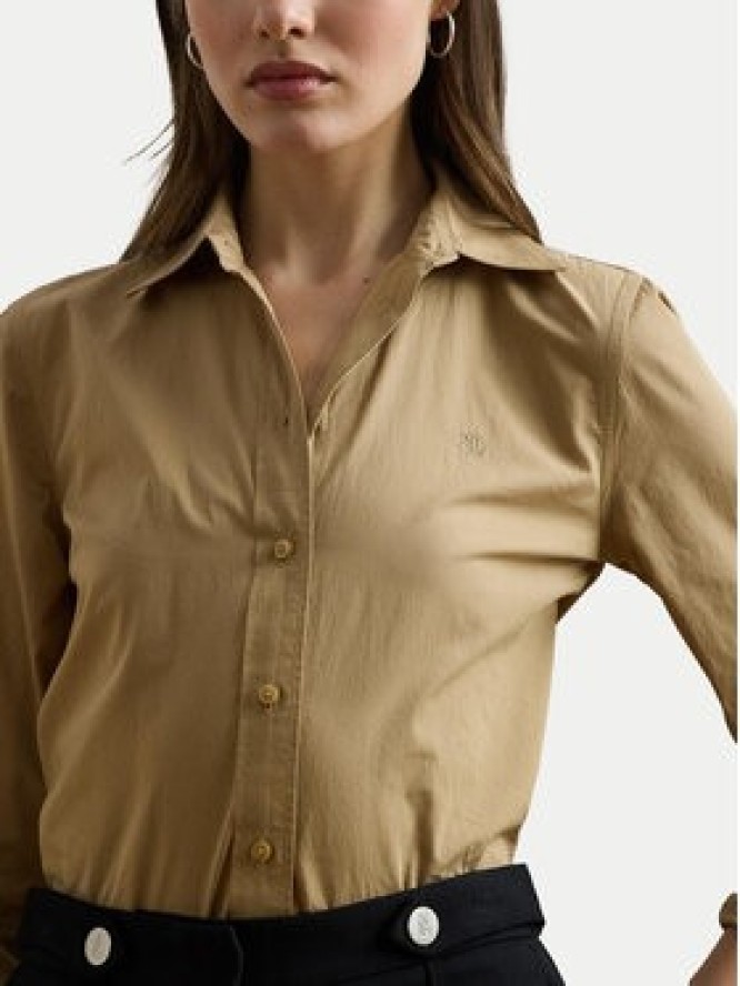 LAUREN RALPH LAUREN Koszula 200925378002 Beżowy Relaxed Fit