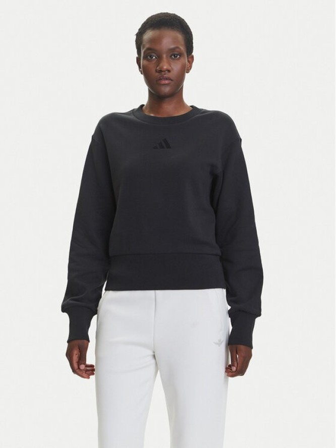 adidas Bluza ALL SZN French Terry JJ1259 Czarny Regular Fit