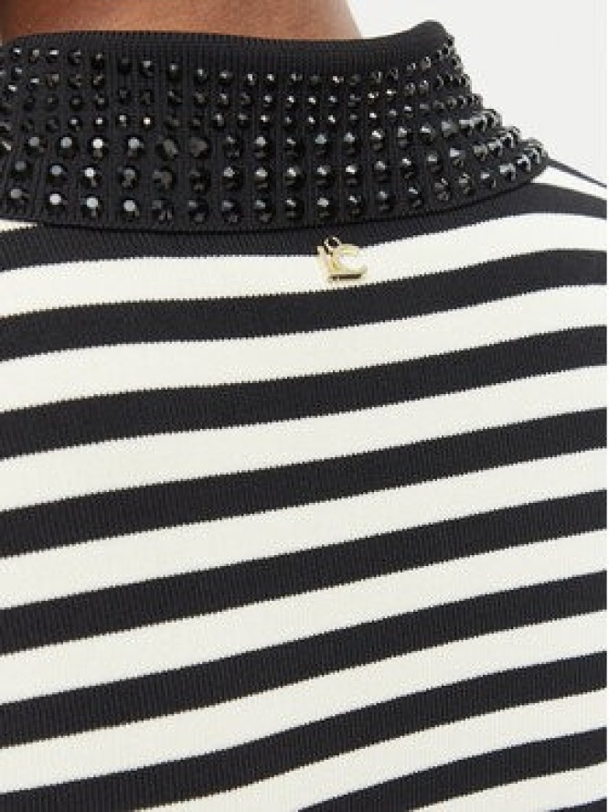 LOLA CASADEMUNT Bluzka LS2615114 Czarny Regular Fit