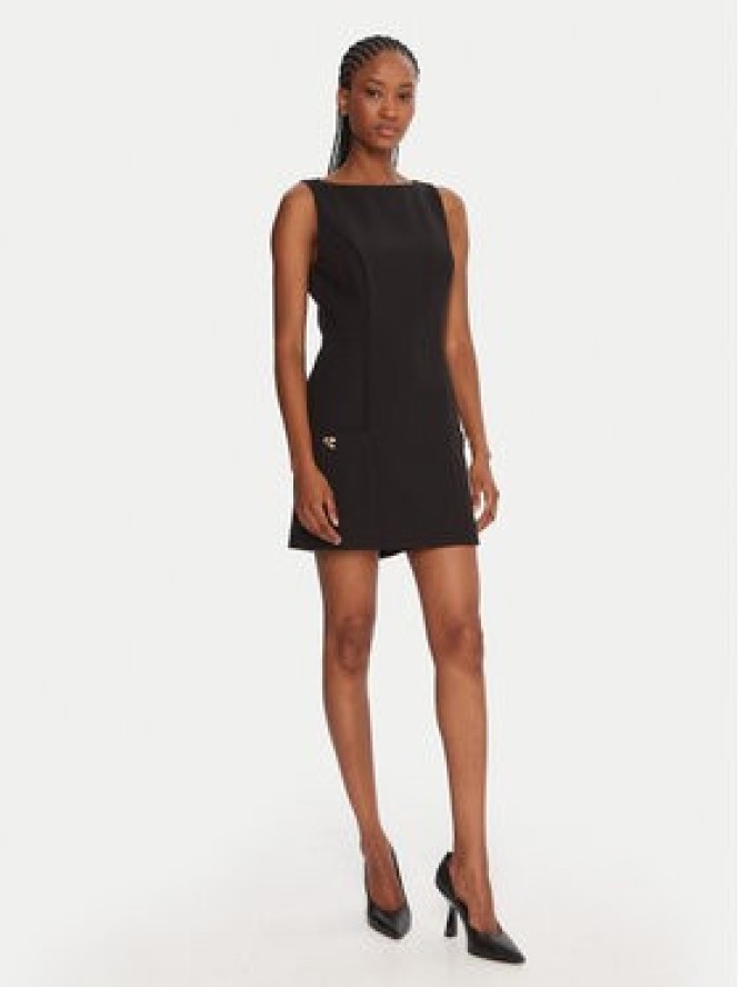 French Connection Kombinezon 7UZAE Czarny Regular Fit