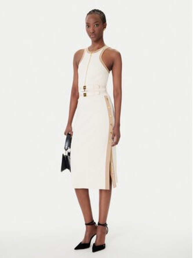 Elisabetta Franchi Top TK-71S-61E2-V270 Beżowy Regular Fit