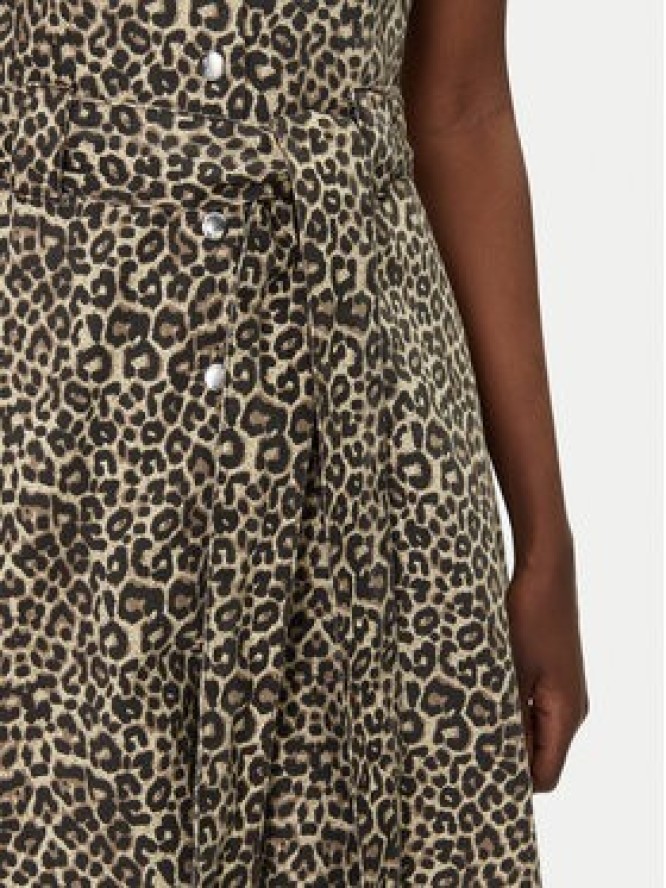 Morgan Sukienka koszulowa 251-REVAM Brązowy Regular Fit