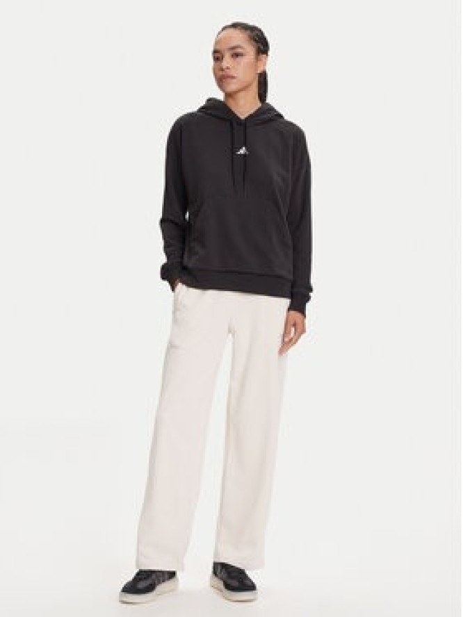 adidas Bluza Essentials Small Logo JD7989 Czarny Regular Fit