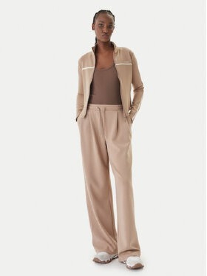 Guess Bluza V6GQ04 K2911 Beżowy Regular Fit