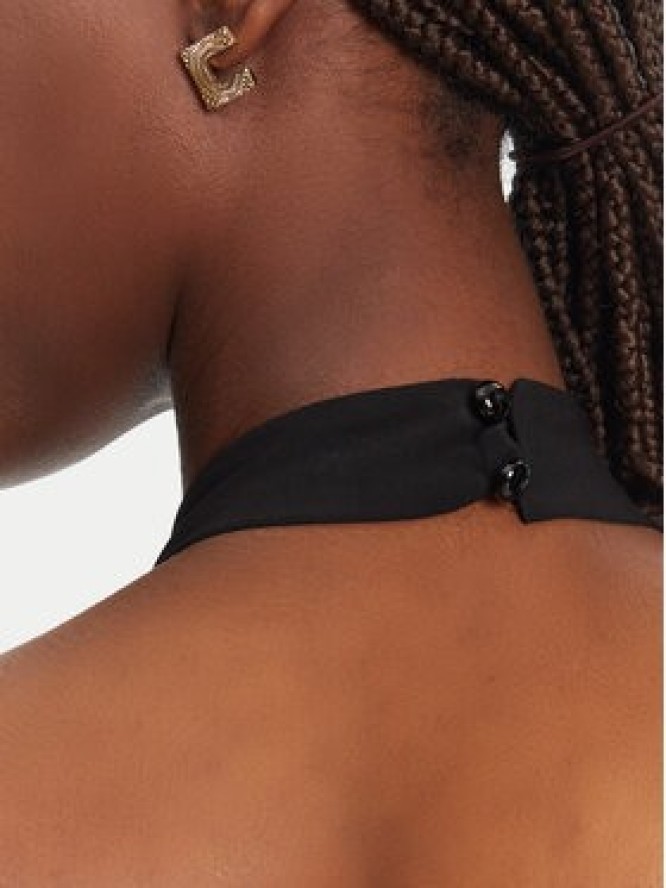 Elisabetta Franchi Sukienka koktajlowa AB-719-52E2-V560 Czarny Regular Fit