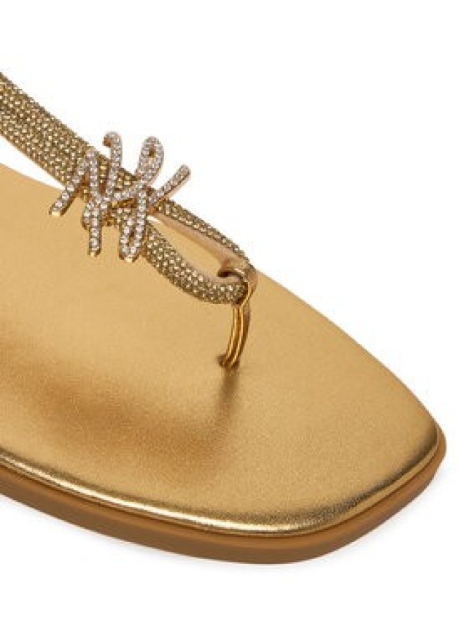 KARL LAGERFELD Sandały Olympia II KL87416 Złoty