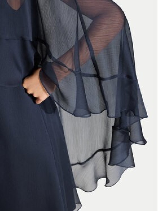 Swing Sukienka koktajlowa 5AJ09800 Granatowy Regular Fit