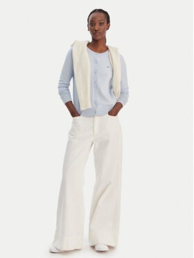 Tommy Hilfiger Kardigan WW0WW42370 Błękitny Regular Fit