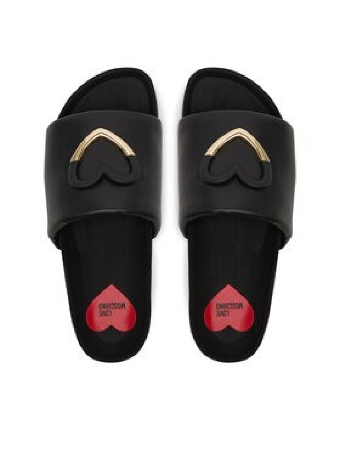 LOVE MOSCHINO Klapki JA28283G1MIE0000 Czarny