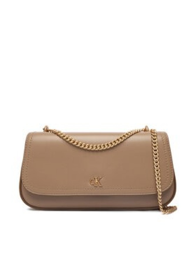 Calvin Klein Torebka Ck Convertible Chain Small Bag LV04F3172G Beżowy