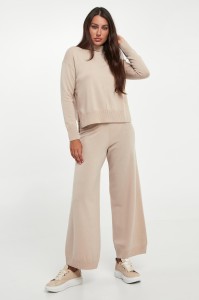 Spodnie damskie z kaszmirem Josef WEEKEND MAX MARA