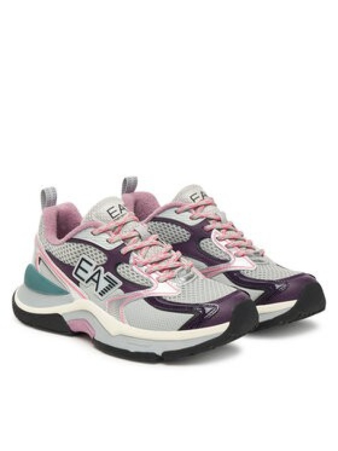 EA7 Emporio Armani Sneakersy X8X249 XK446 MZ223 Fioletowy