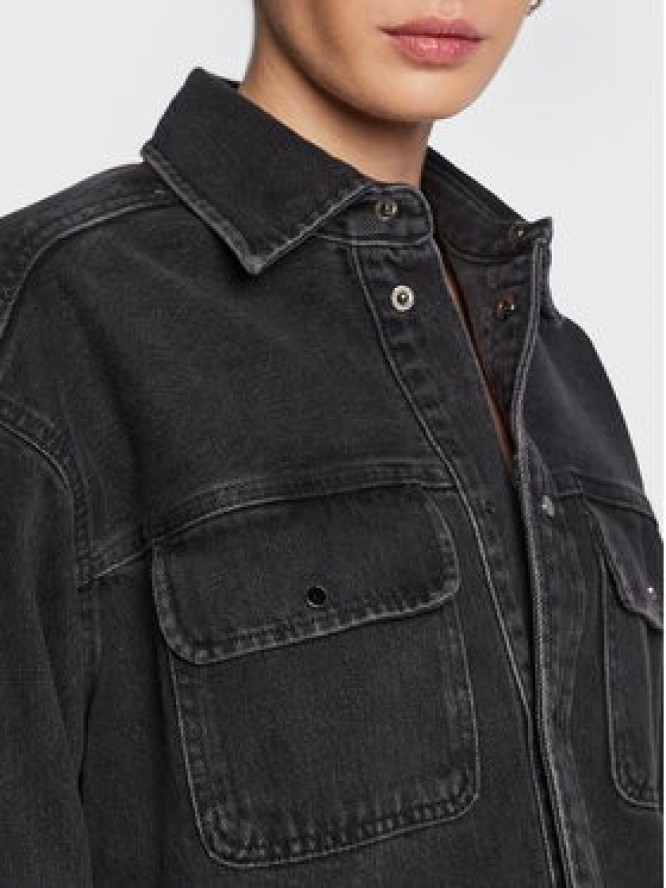 Samsøe Samsøe Kurtka jeansowa Ellen F22400111 Czarny Regular Fit