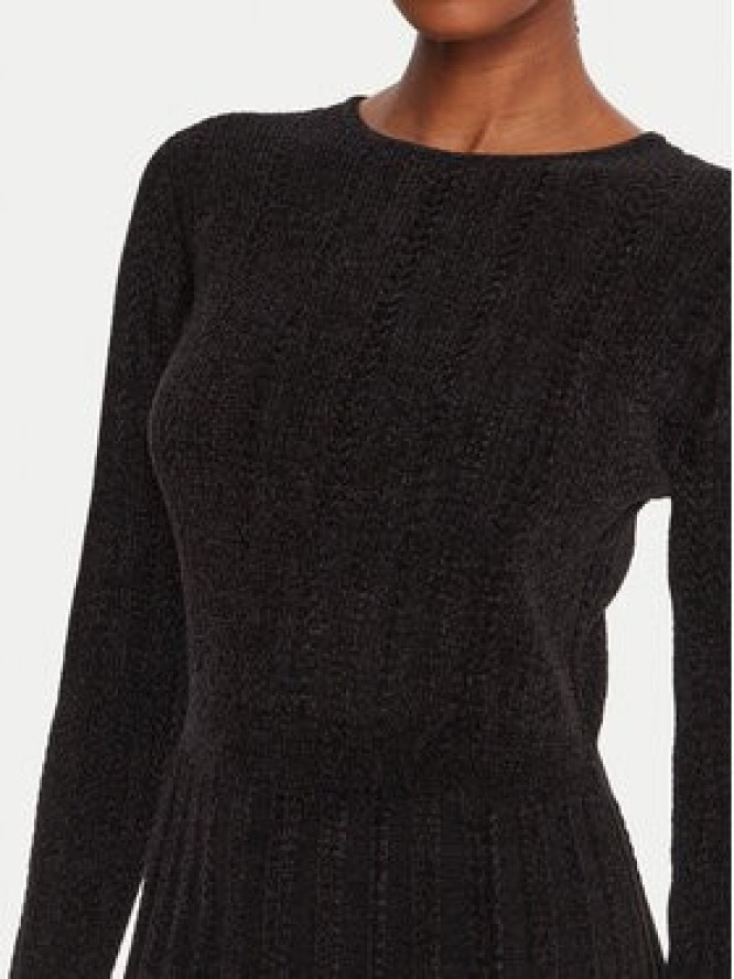 Guess Sukienka dzianinowa W5BK79 Z3902 Czarny Regular Fit