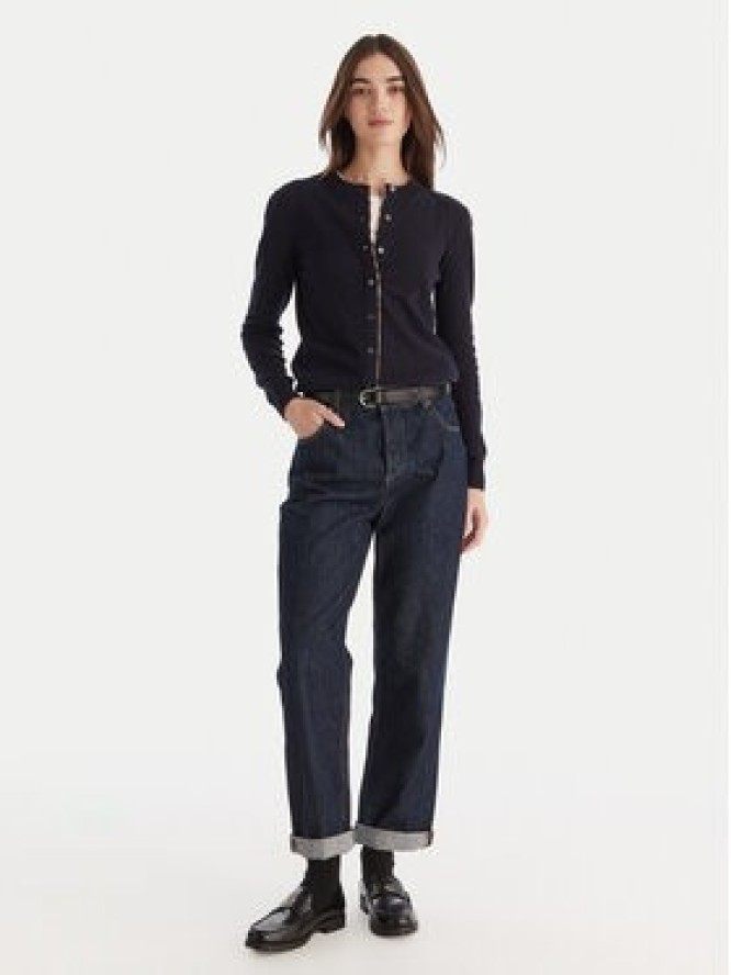 Barbour Kardigan Pendle LKN1076NY78 Granatowy Regular Fit