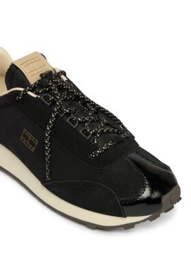 Tommy Jeans Sneakersy Tjw Retro Archive Runner Suede EN0EN03125 Czarny