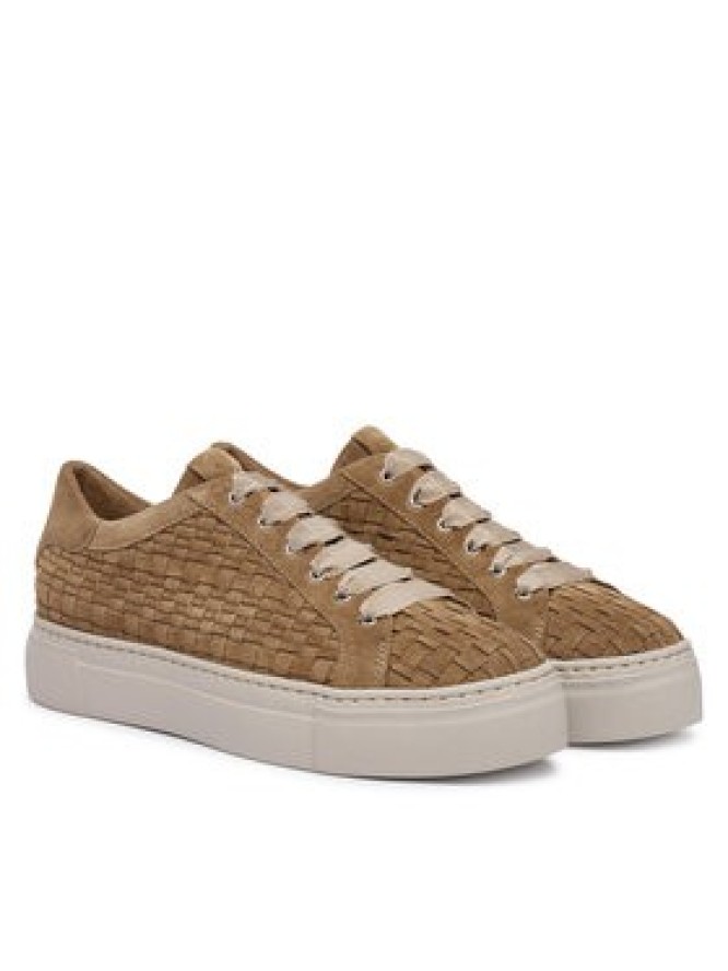 AGL Sneakersy Caterina D925309PG Beżowy