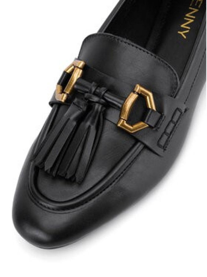 JENNY Loafersy R245504392 Czarny