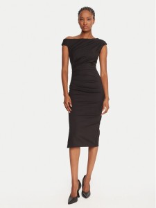 Rinascimento Sukienka koktajlowa CFC0125334003 Czarny Slim Fit