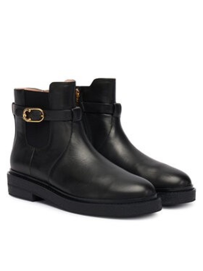 Coccinelle Botki E4 T7A 42 01 01 001 Czarny