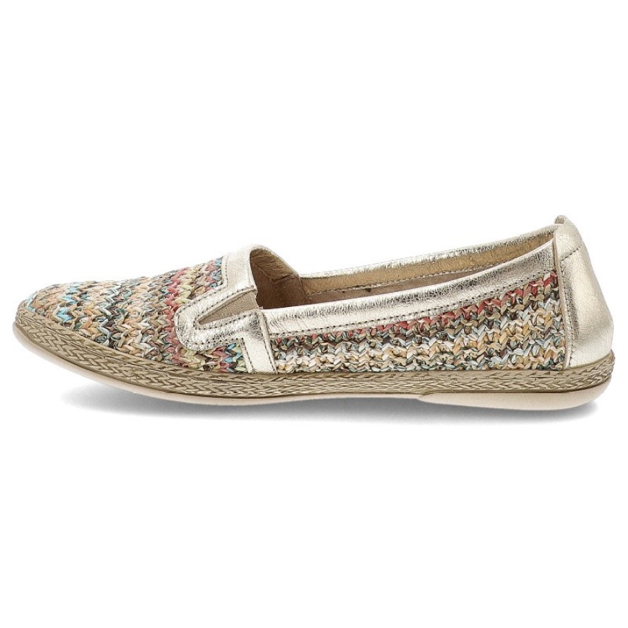 Kolorowe Espadryle Armodo Eleganckie Wsuwane Obuwie Damskie