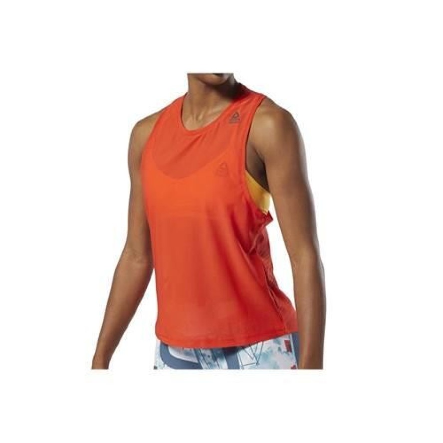 Koszulka treningowa damska Reebok RC Jacquard Tank