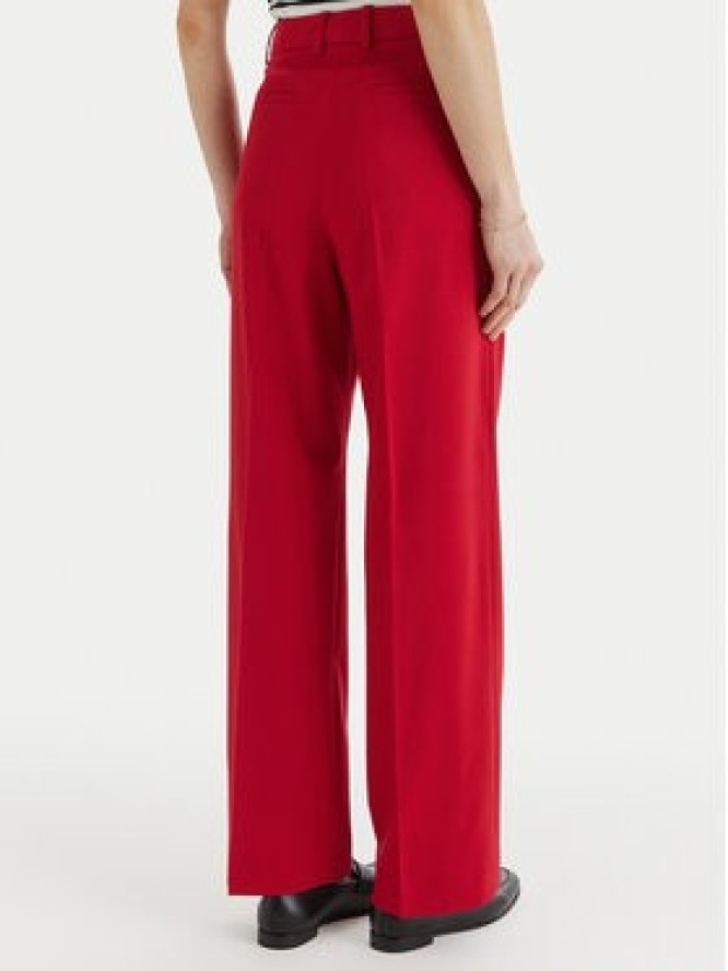 Tommy Hilfiger Spodnie materiałowe Timeless WW0WW48352 Różowy Straight Fit