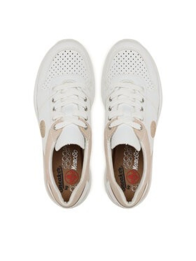 Rieker Sneakersy L3214-80 Biały
