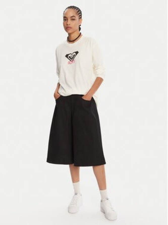 Roxy Bluzka Hangloose Art Ls ERJZT06035 Écru Regular Fit