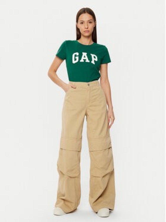 Gap T-Shirt 417797-20 Zielony Regular Fit