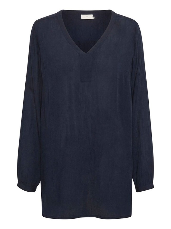Kaffe Tunika "Amber" w kolorze granatowym rozmiar: 34