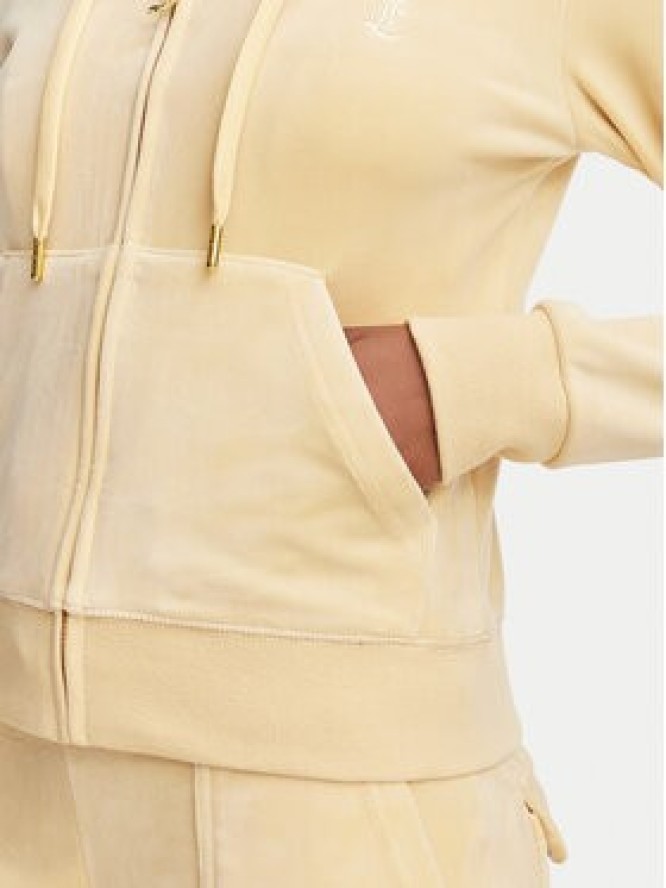 Juicy Couture Bluza Robertson JCAP176G Żółty Slim Fit
