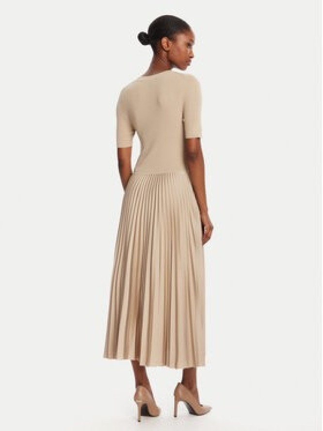 BOSS Sukienka codzienna Fadridi 50535658 Beżowy Regular Fit