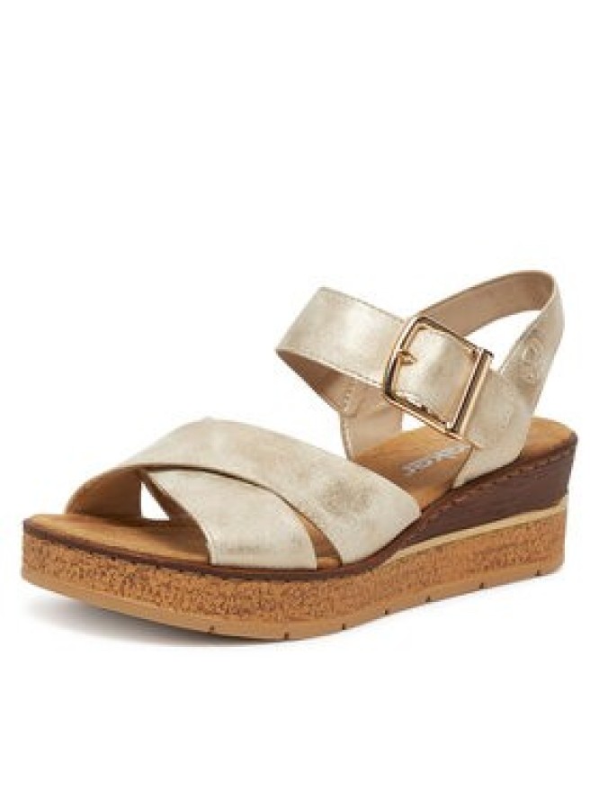 Rieker Sandały 63795-60 Beżowy