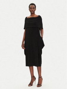 Joseph Ribkoff Sukienka dzianinowa 251205 Czarny Regular Fit