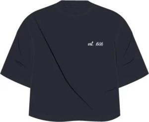 bjorn_borg STUDIO OVERSIZED CROPPED T-SHIRT NIGHT SKY