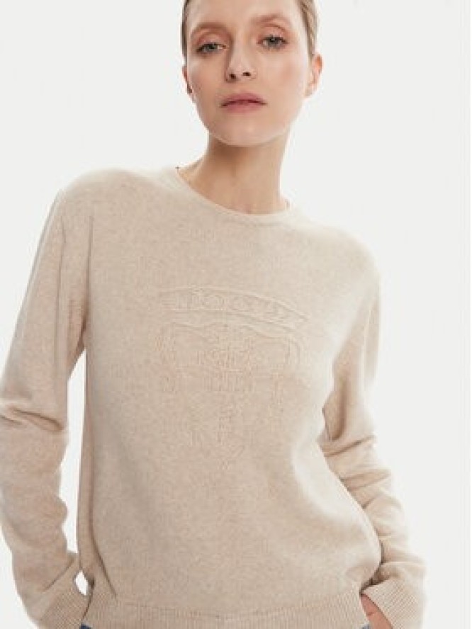 JOOP! Sweter 58 253KN58Kumo 30047489 Beżowy Loose Fit