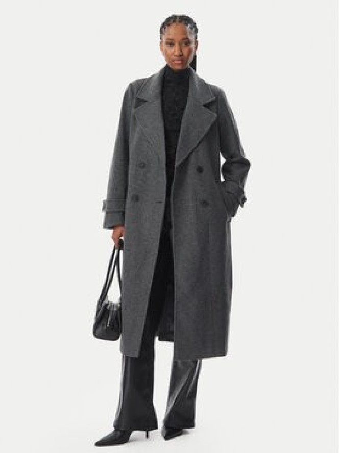 Vero Moda Płaszcz zimowy Eva 10348666 Szary ciemny Regular Fit
