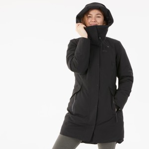 Kurtka turystyczna damska zimowa Quechua NH500 Warm -10°C wodoodporna