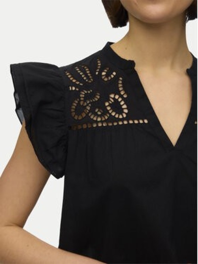 Vero Moda Bluzka Line 10347292 Czarny Regular Fit