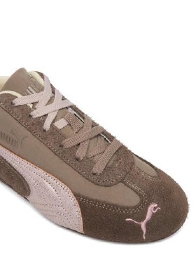 Puma Sneakersy Speedcat Brushed Luxe Wns 407672 01 Brązowy