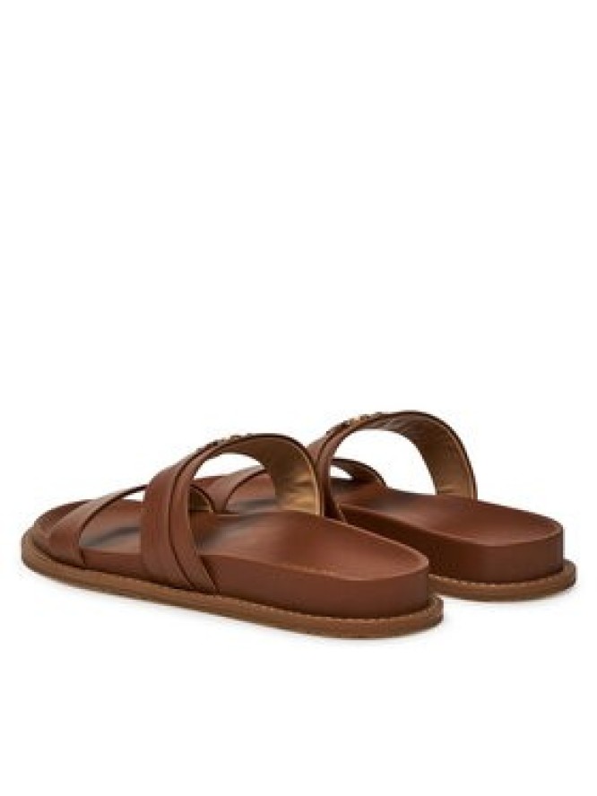 MICHAEL Michael Kors Klapki Mandy Flat Sandal 40S5MAFS2L Brązowy