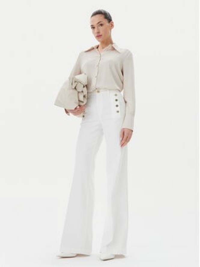 ViCOLO Jeansy DD5144 Biały Wide Leg